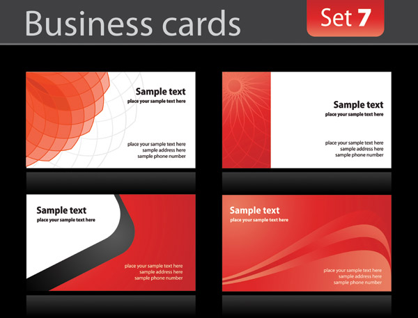 free vector Business card background vector
